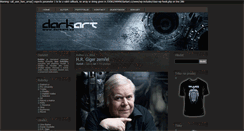 Desktop Screenshot of darkart.cz