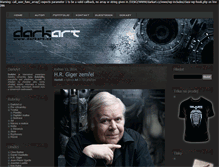Tablet Screenshot of darkart.cz